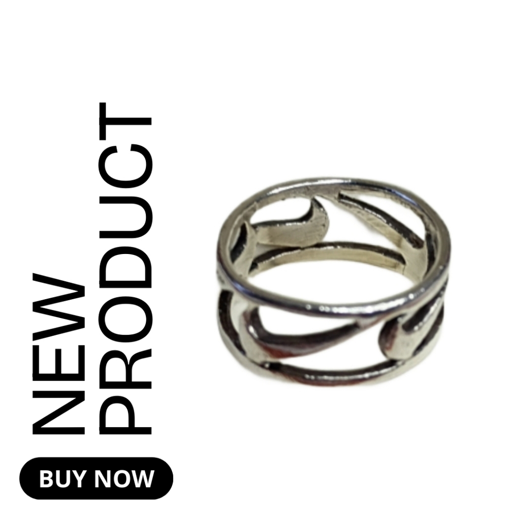 Nike VTG 925 Sterling Silver Ring (Not Mass Produced)